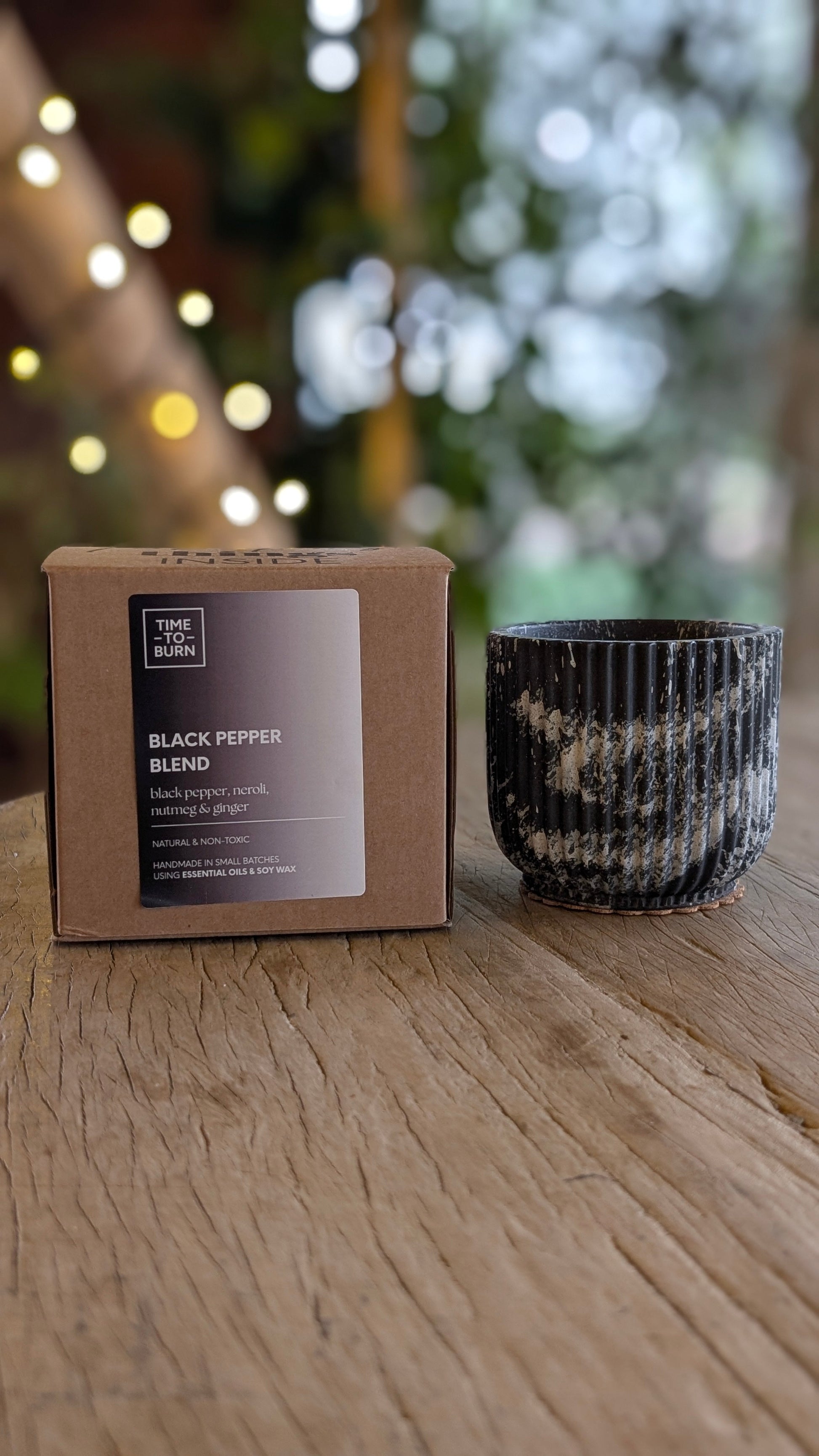 Black Pepper Neroli Nutmeg & Ginger | 40 Hour Refillable Candle - Candle