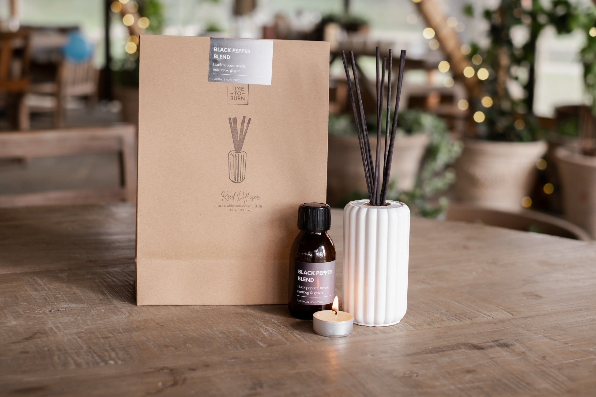 Black Pepper Neroli Nutmeg & Ginger Reed Diffuser - Candle