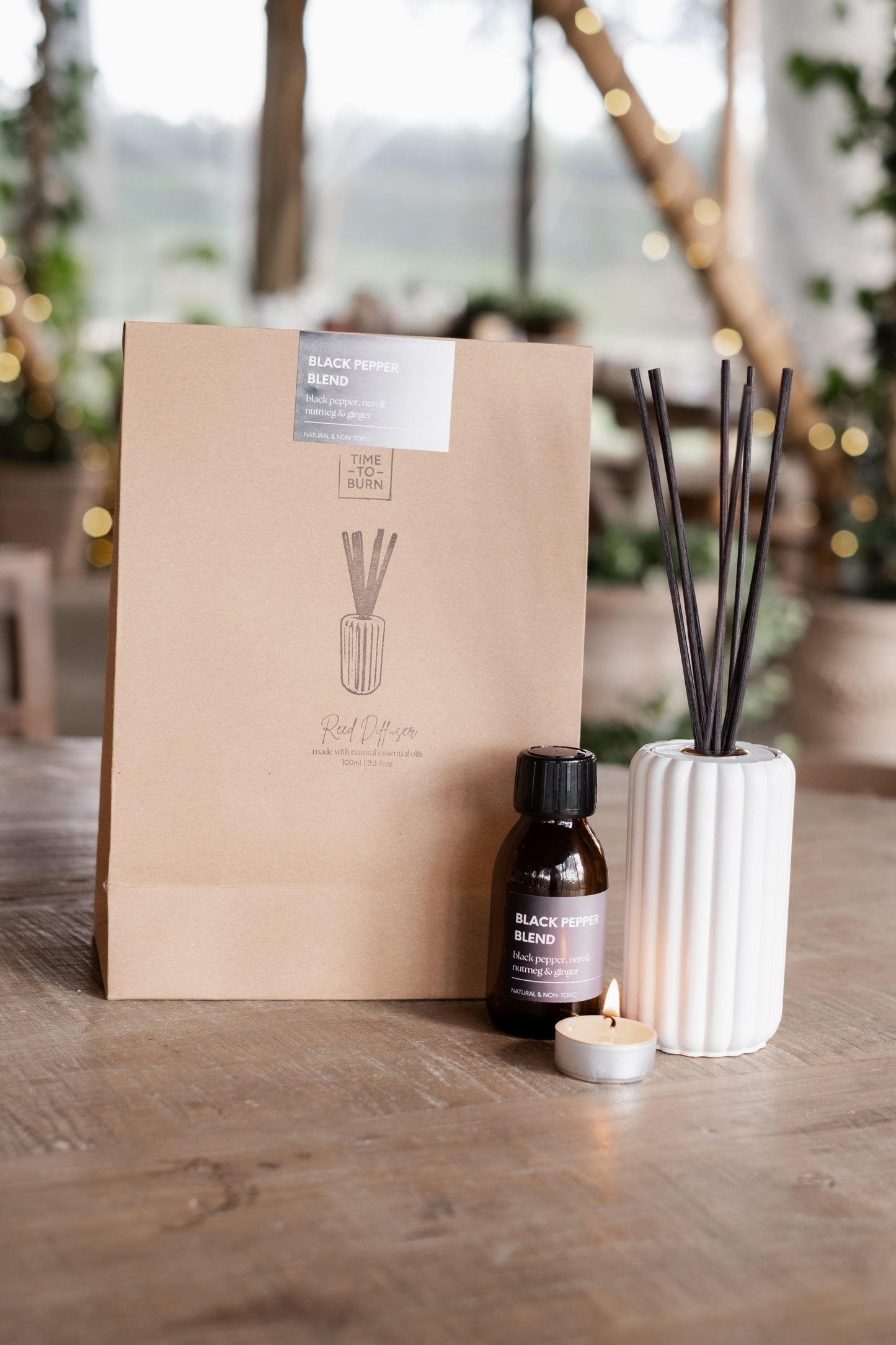 Black Pepper Neroli Nutmeg & Ginger Reed Diffuser - Candle