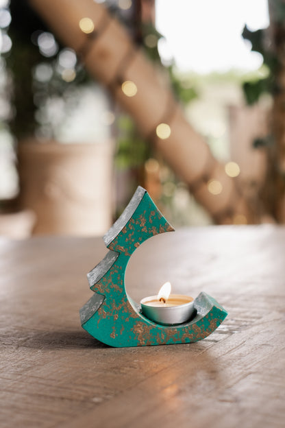 Christmas Tree Tealight Holder - Tealight Holder