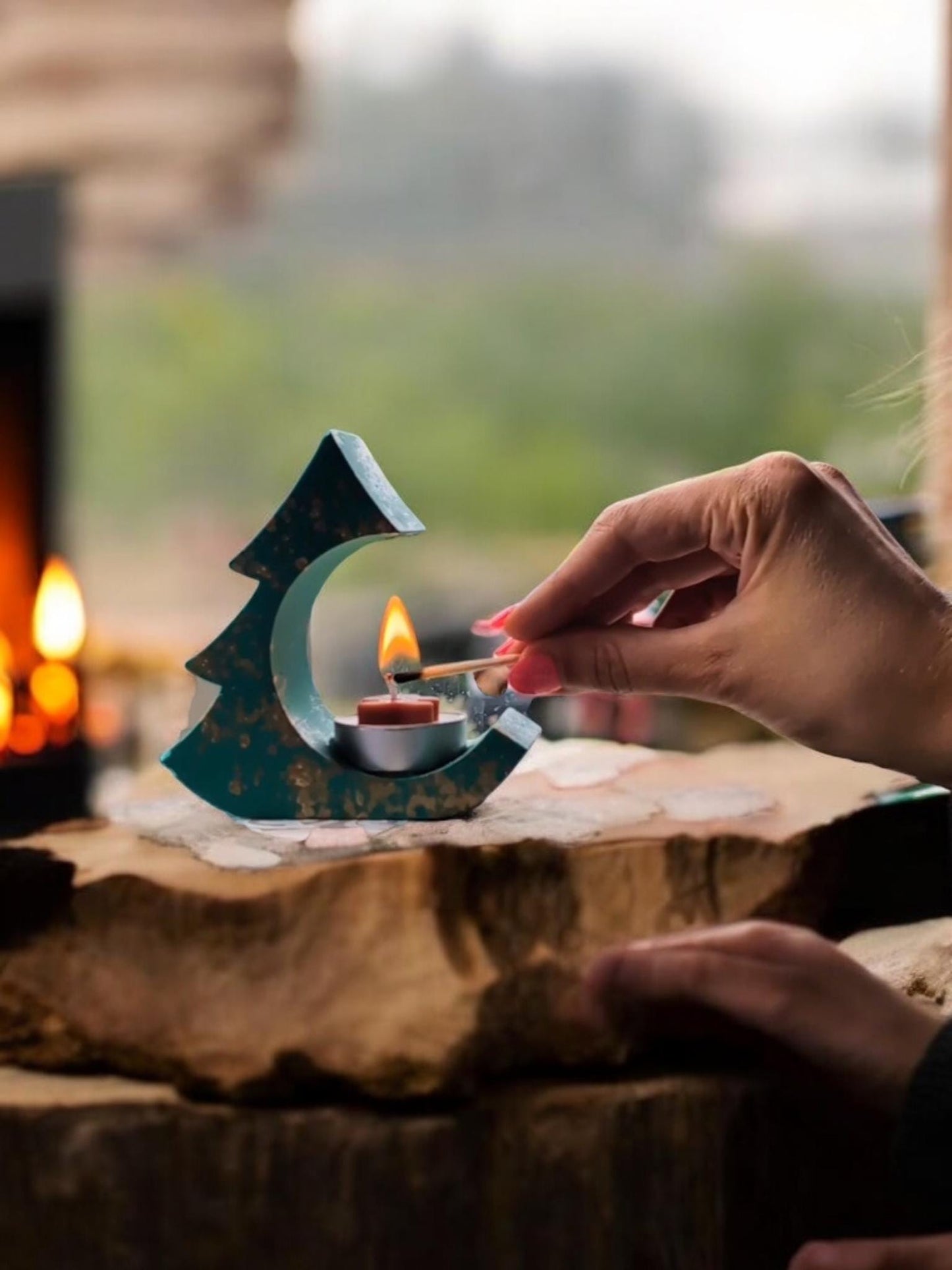 Christmas Tree Tealight Holder - Tealight Holder