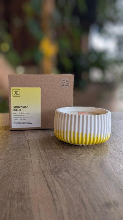 Citronella Mint Lemongrass & Lavender 40 Hour Candle - Candle