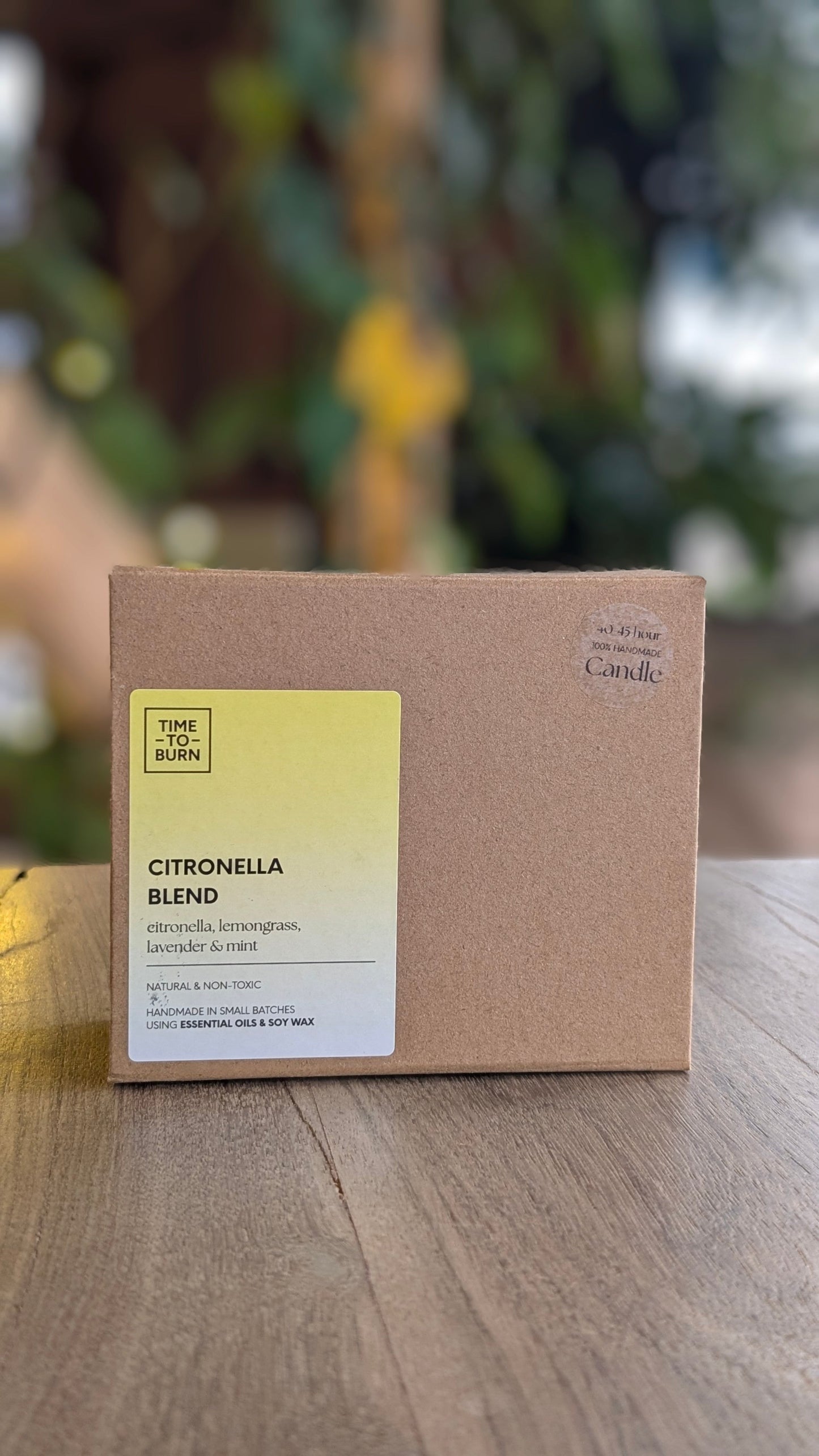 Citronella Mint Lemongrass & Lavender 40 Hour Candle - Candle