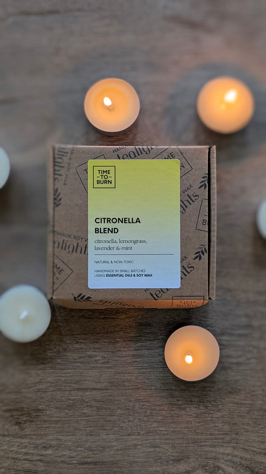 Citronella Mint Lemongrass & Lavender Tealights - Tealights