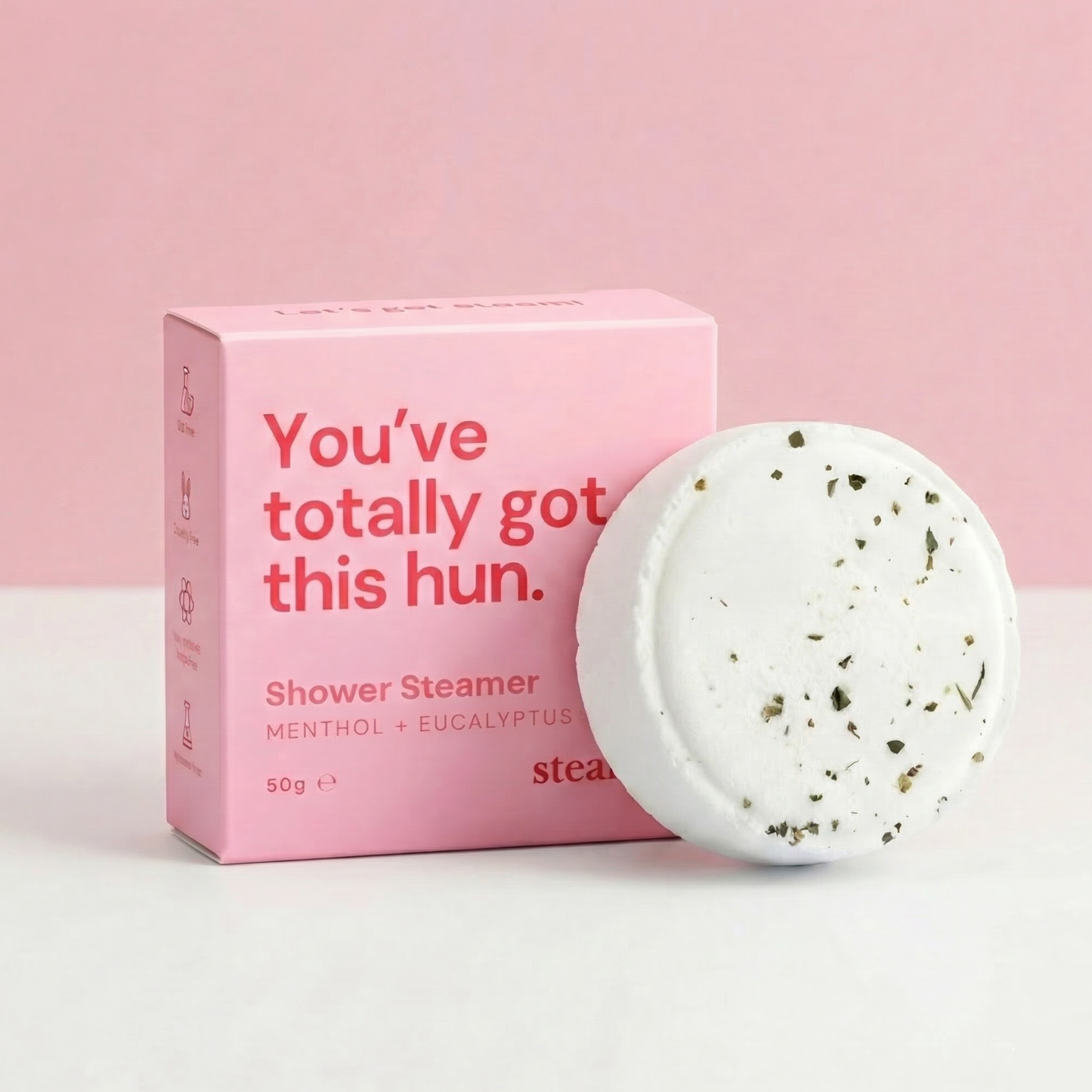 Natural Shower Steamer - Menthol + Eucalyptus