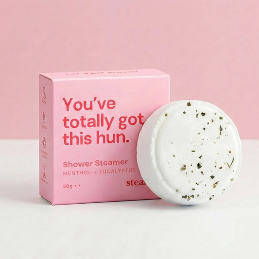 Natural Shower Steamer - Menthol + Eucalyptus