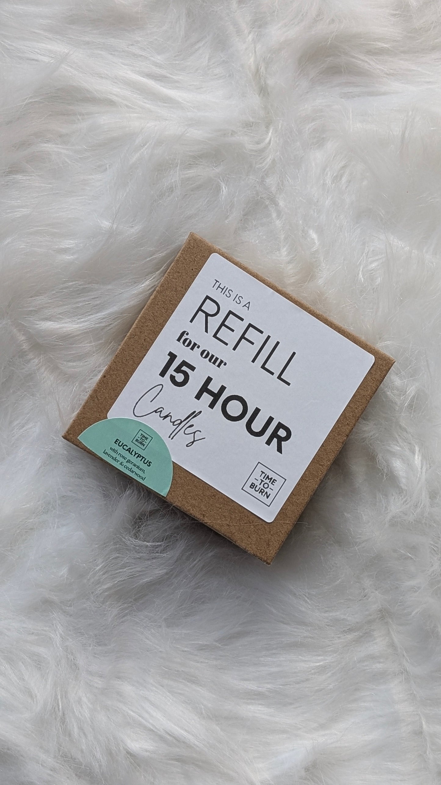 Eucalyptus Rose Geranium Cedarwood & Lavender 15 Hour Candle Refill - Candle Refills