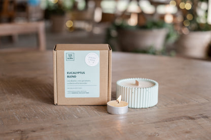 Eucalyptus Rose Geranium Lavender & Cedarwood | 15 Hour Candle - Candle
