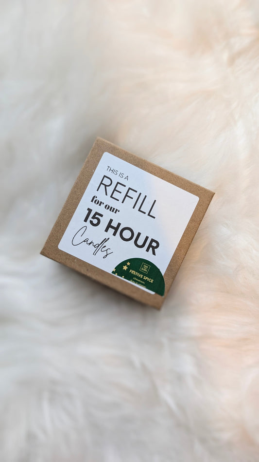 Festive Spice 15 Hour Candle Refill - Candle Refills