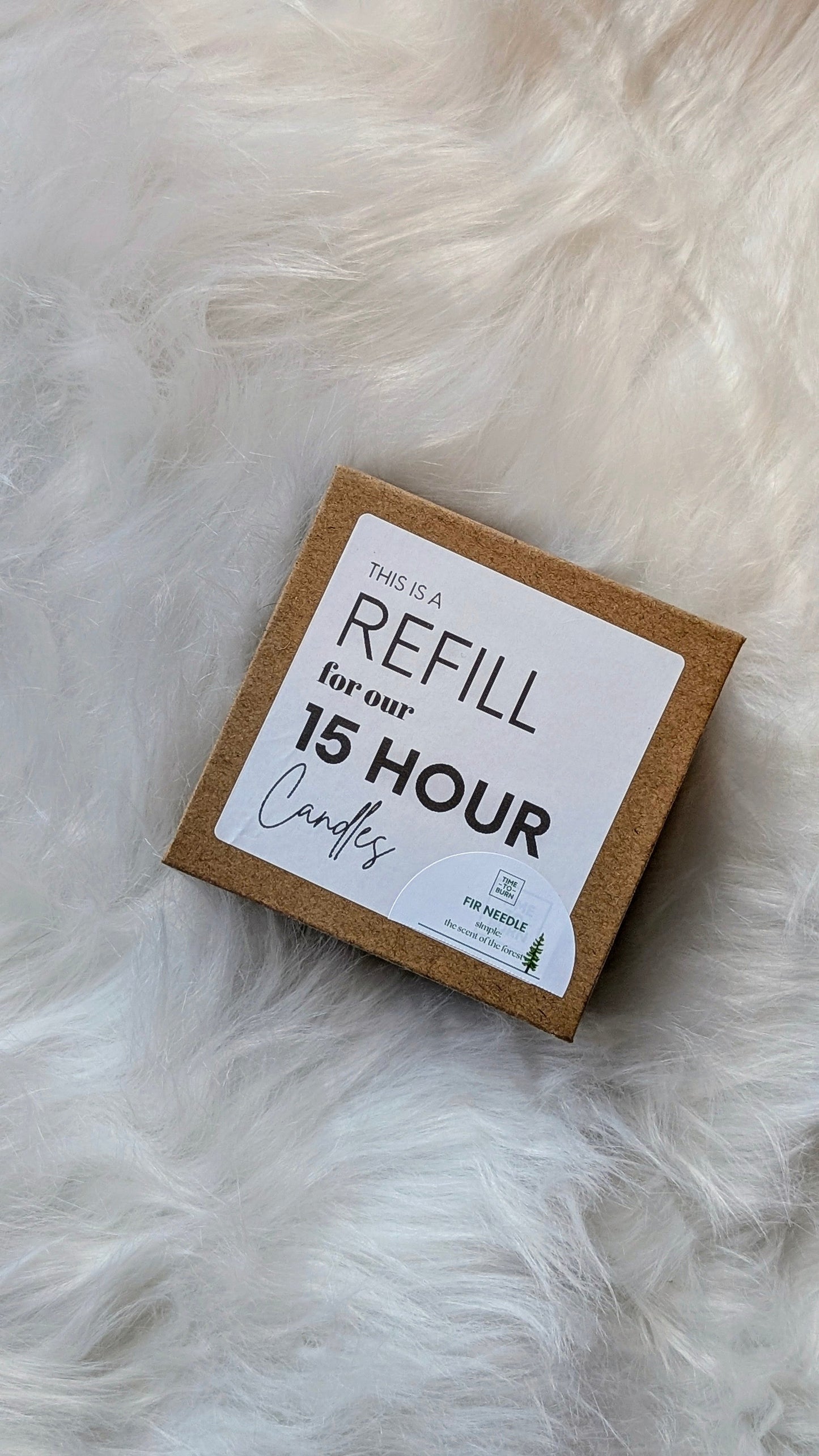 Fir Needle 15 Hour Candle Refill - Candle Refills