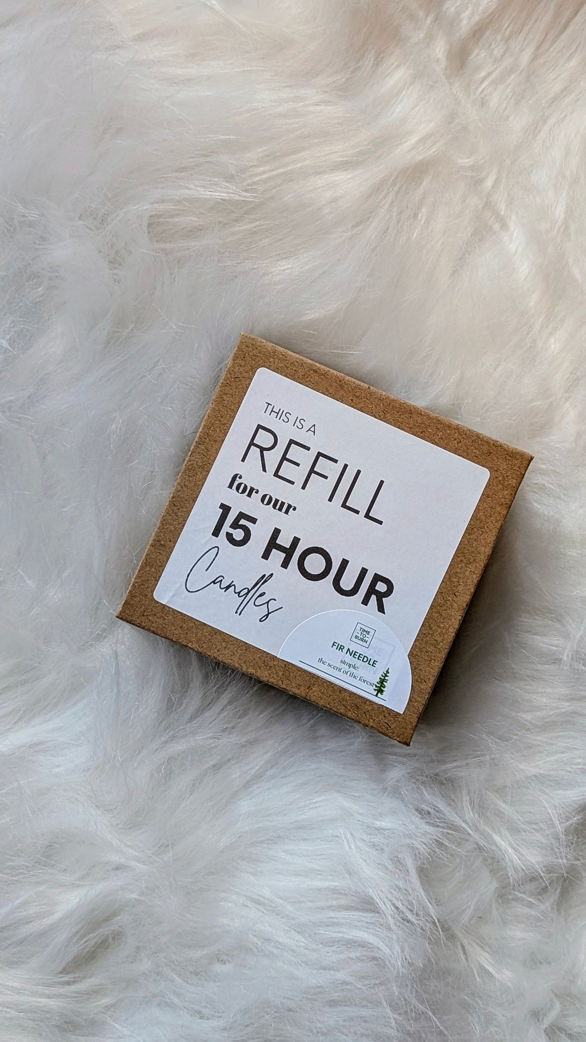 Fir Needle 15 Hour Candle Refill - Candle Refills