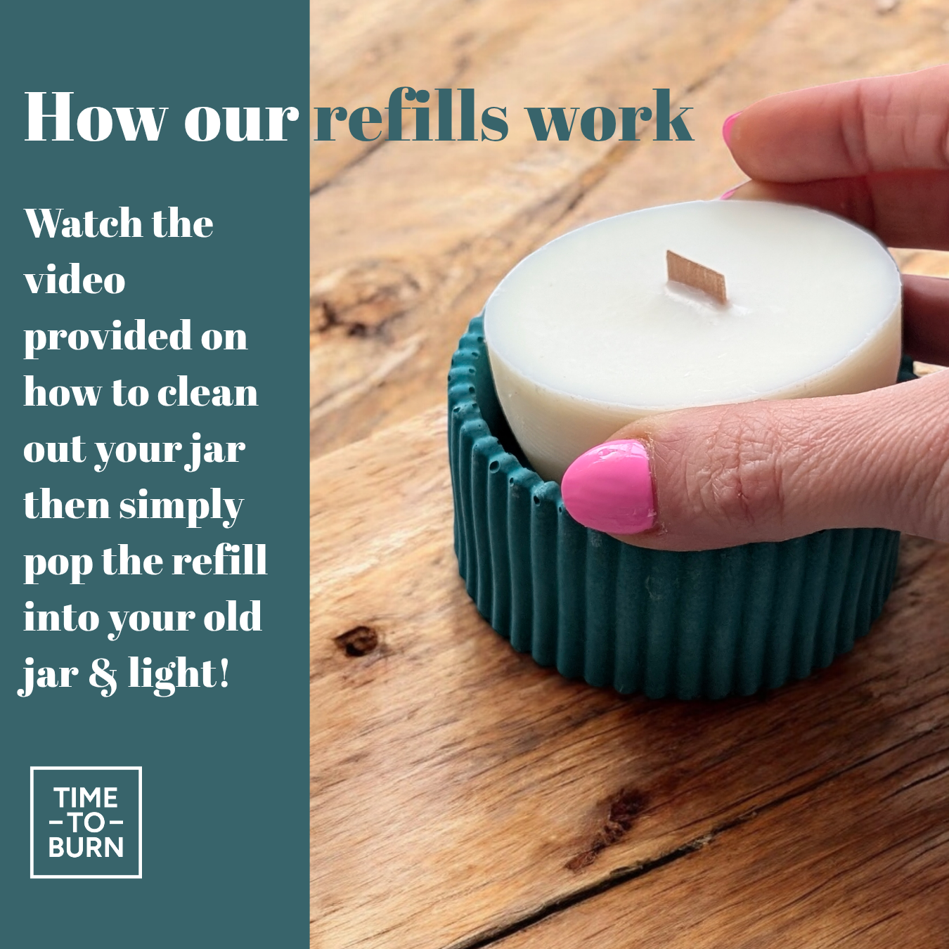 Fir Needle 15 Hour Candle Refill - Candle Refills