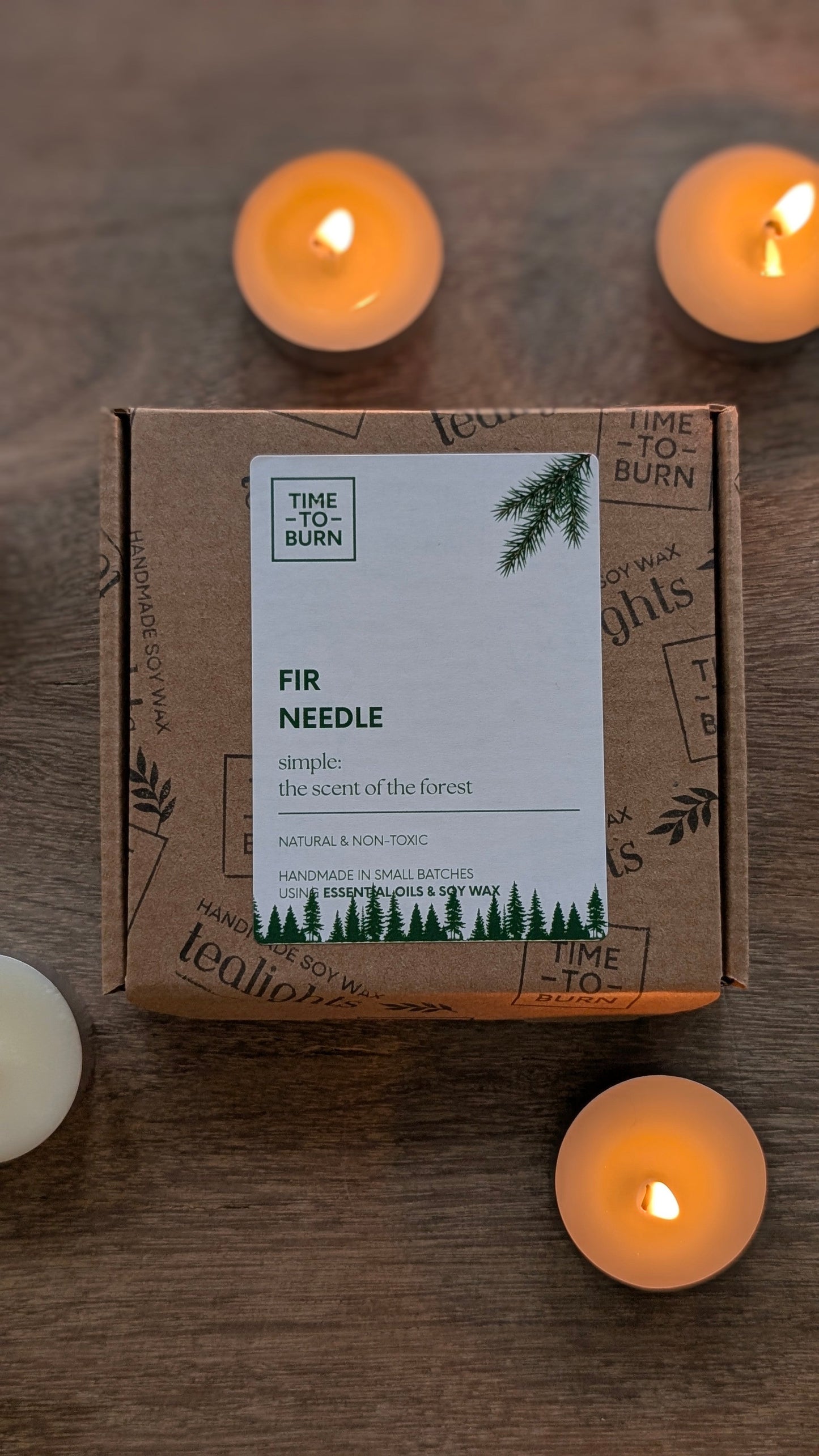 Fir Needle Tealights - Tealights