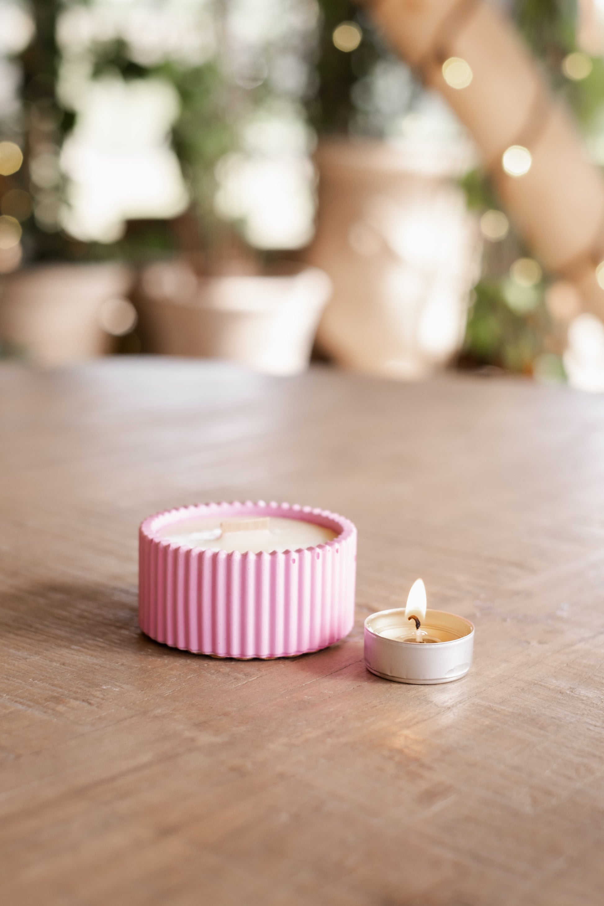 Flower Power - Clary Sage Neroli Lavender & Rose Geranium - 15 Hour Refillable Candle - Candle