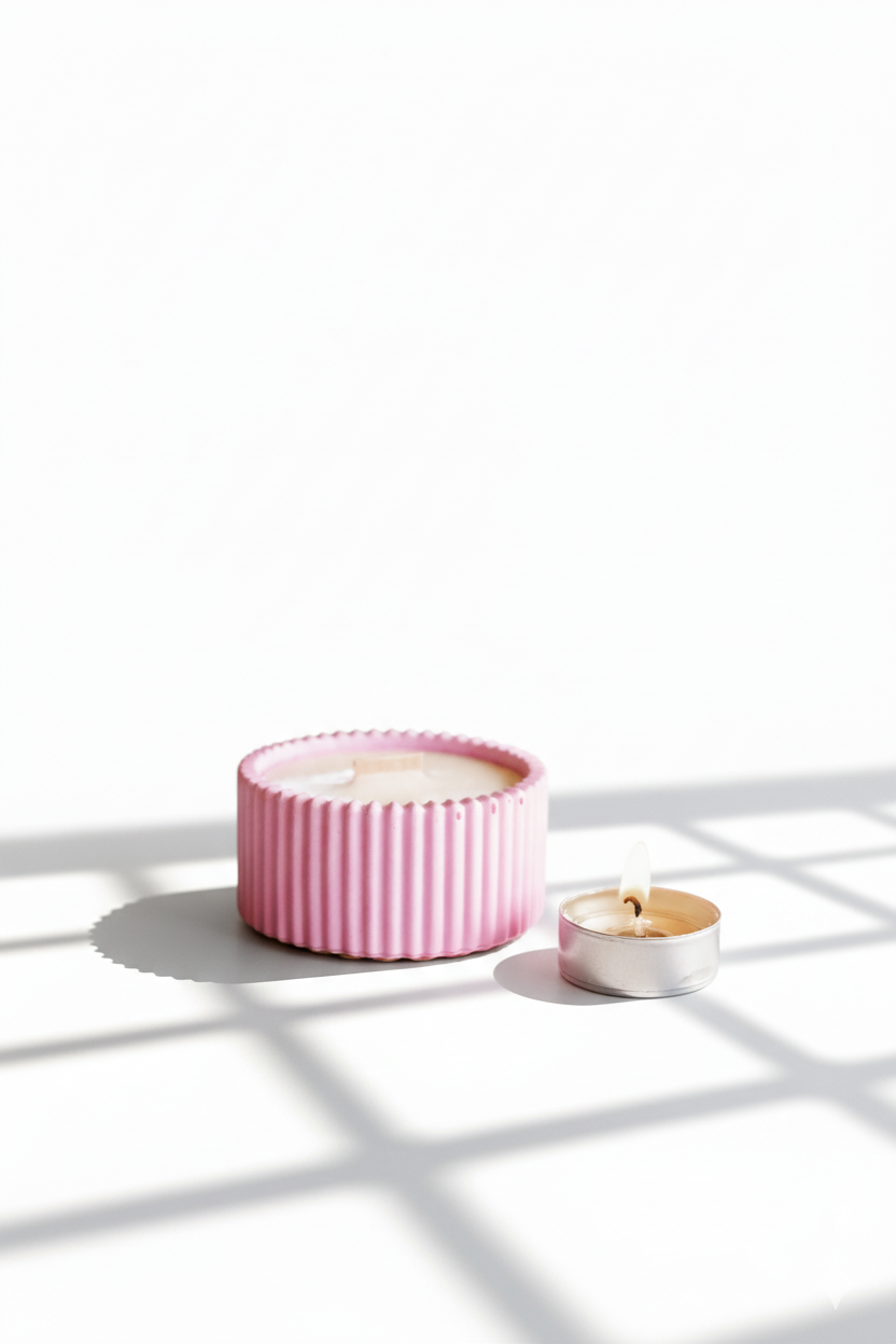 Flower Power - Clary Sage Neroli Lavender & Rose Geranium - 15 Hour Refillable Candle - Candle