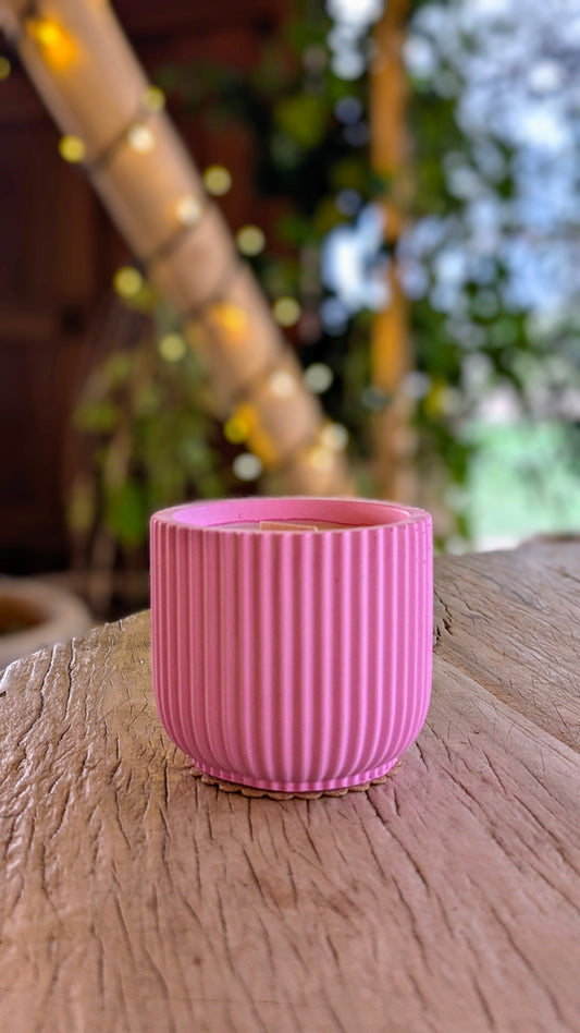 Flower Power - Clary Sage Neroli Lavender & Rose Geranium - 40 Hour Refillable Candle - Candle