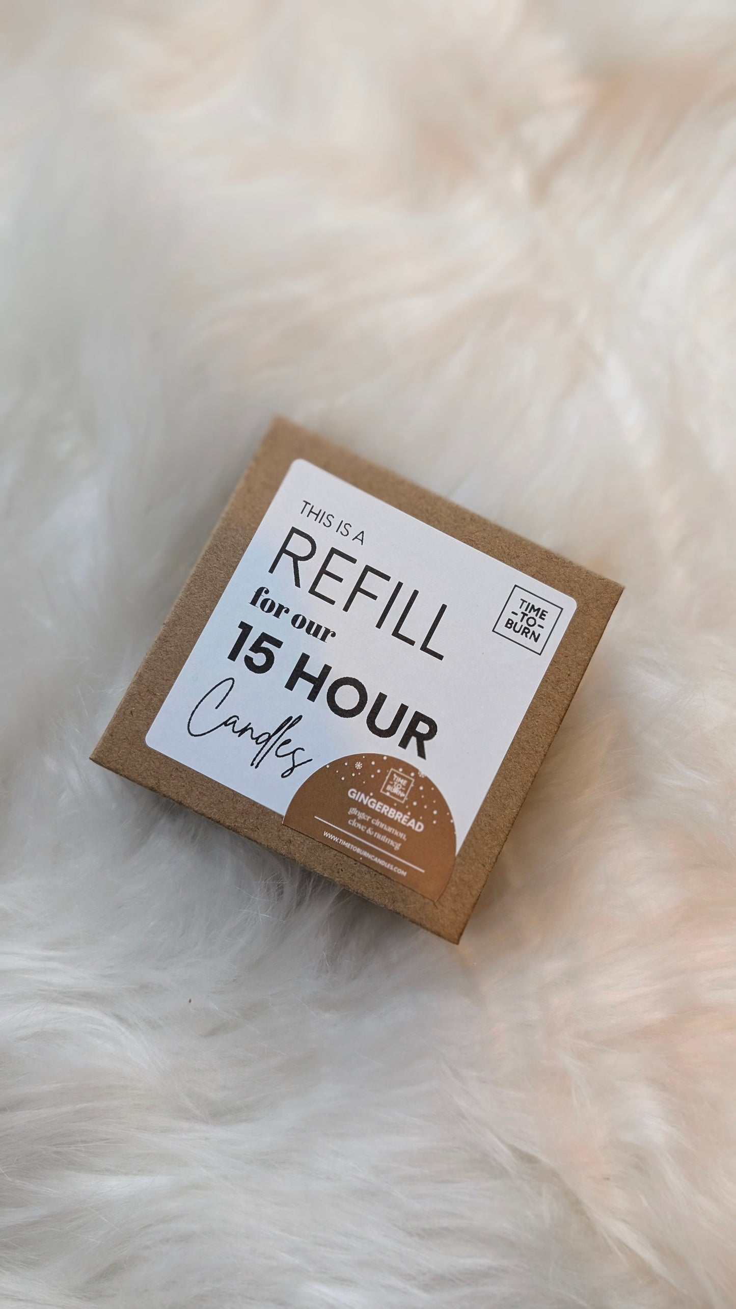 Gingerbread 15 Hour Candle Refill - Candle Refills