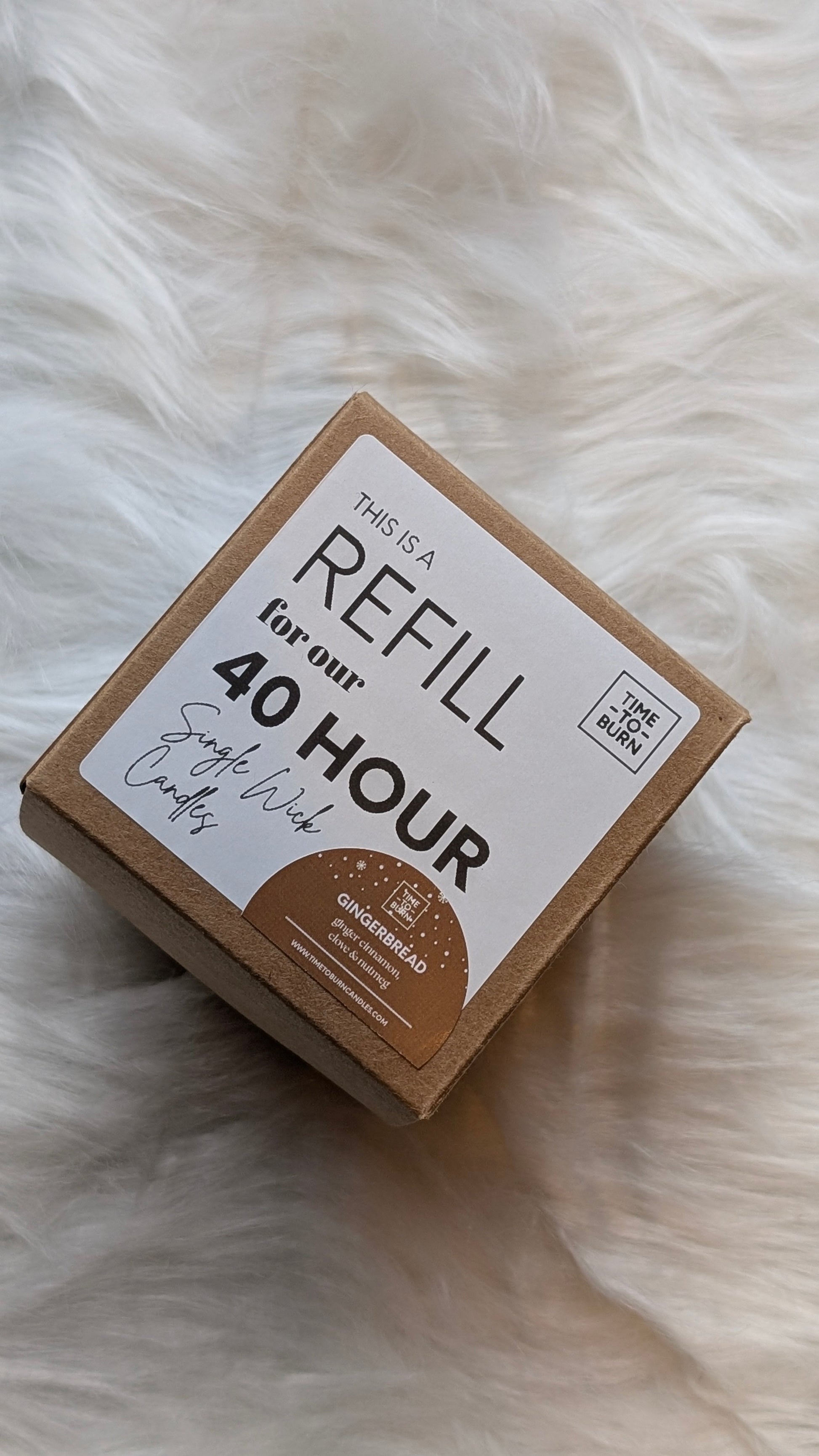 Gingerbread 40 Hour Candle Refill - Candle Refills