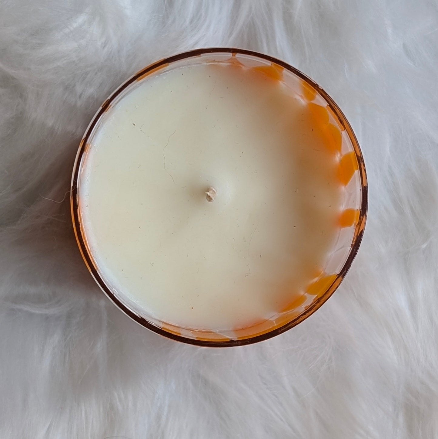 Glass Basil Lemon Mint & Orange 40 Hour Candle - Candle
