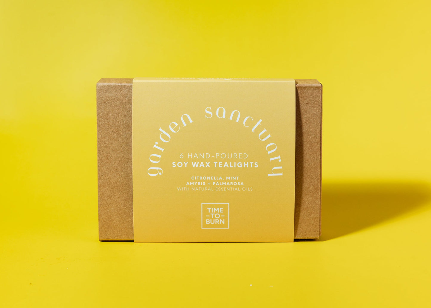 Golden Sanctuary: Gift Box of 6 Tealights - Tealights