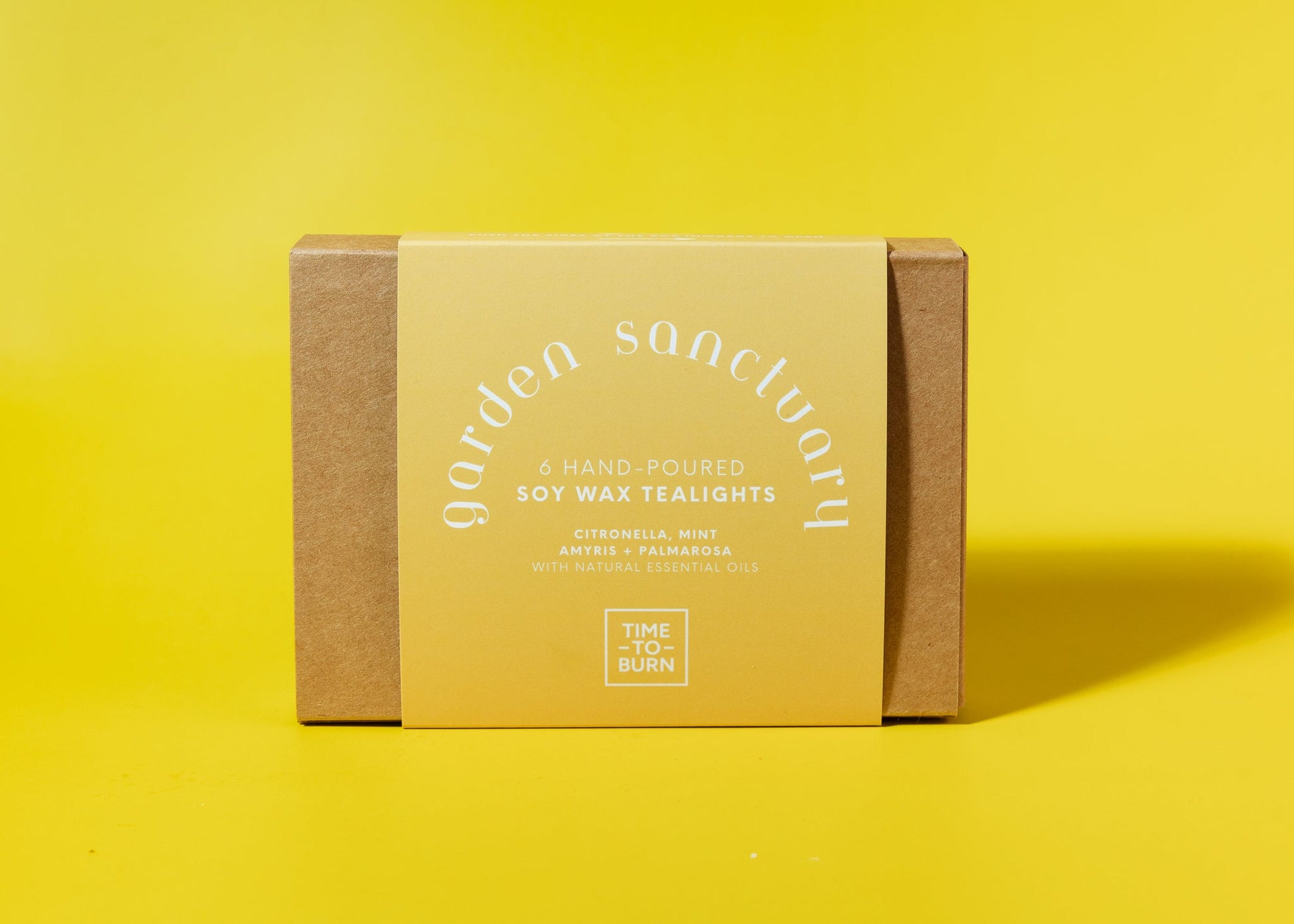 Golden Sanctuary: Gift Box of 6 Tealights - Tealights
