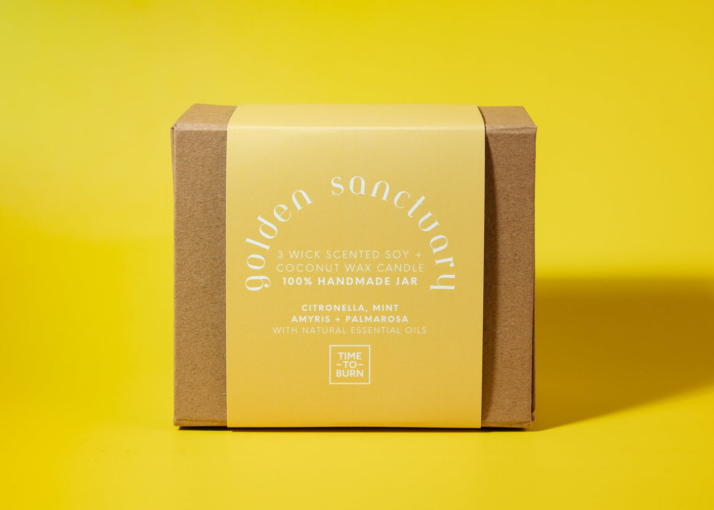 Golden Sanctuary - Handcrafted Candle - The Triple Wick Collection - Candle