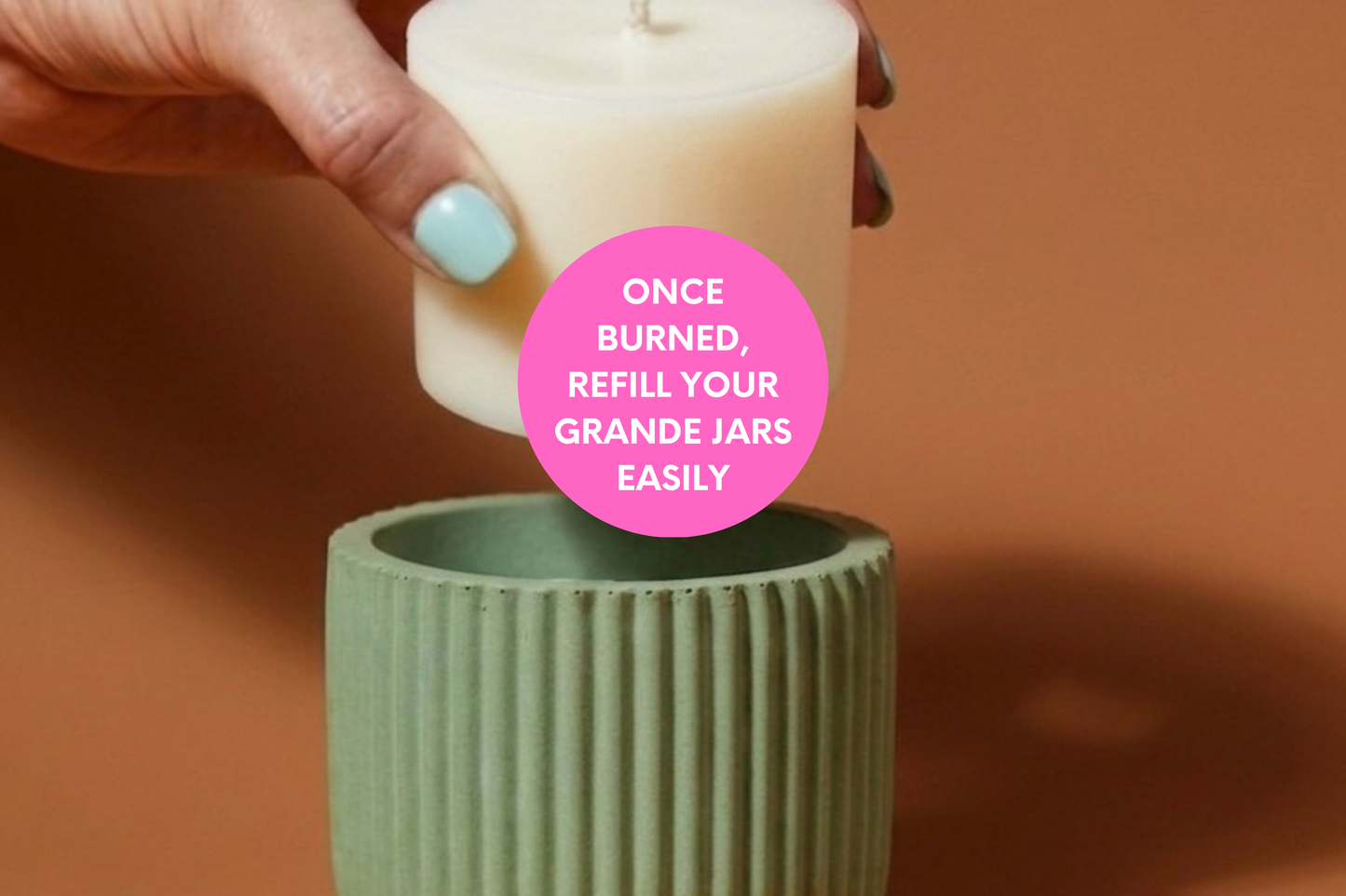 Broken Timber: Our Smokey Blend - 40 Hour Candle - Grande Refillable Collection
