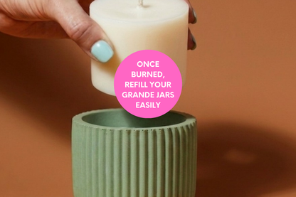 Broken Timber: Our Smokey Blend - 40 Hour Candle - Grande Refillable Collection
