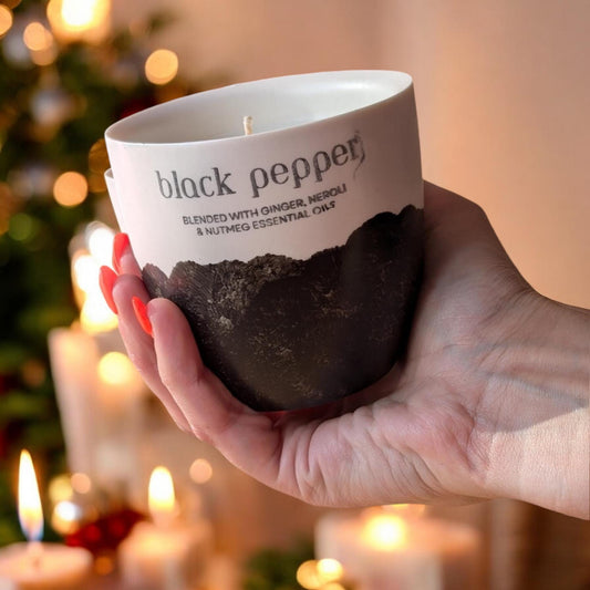 Black Pepper & Nutmeg Soy Wax Candle -50 Hour