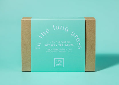 In the Long Grass: Gift Box of 6 Tealights - Tealights