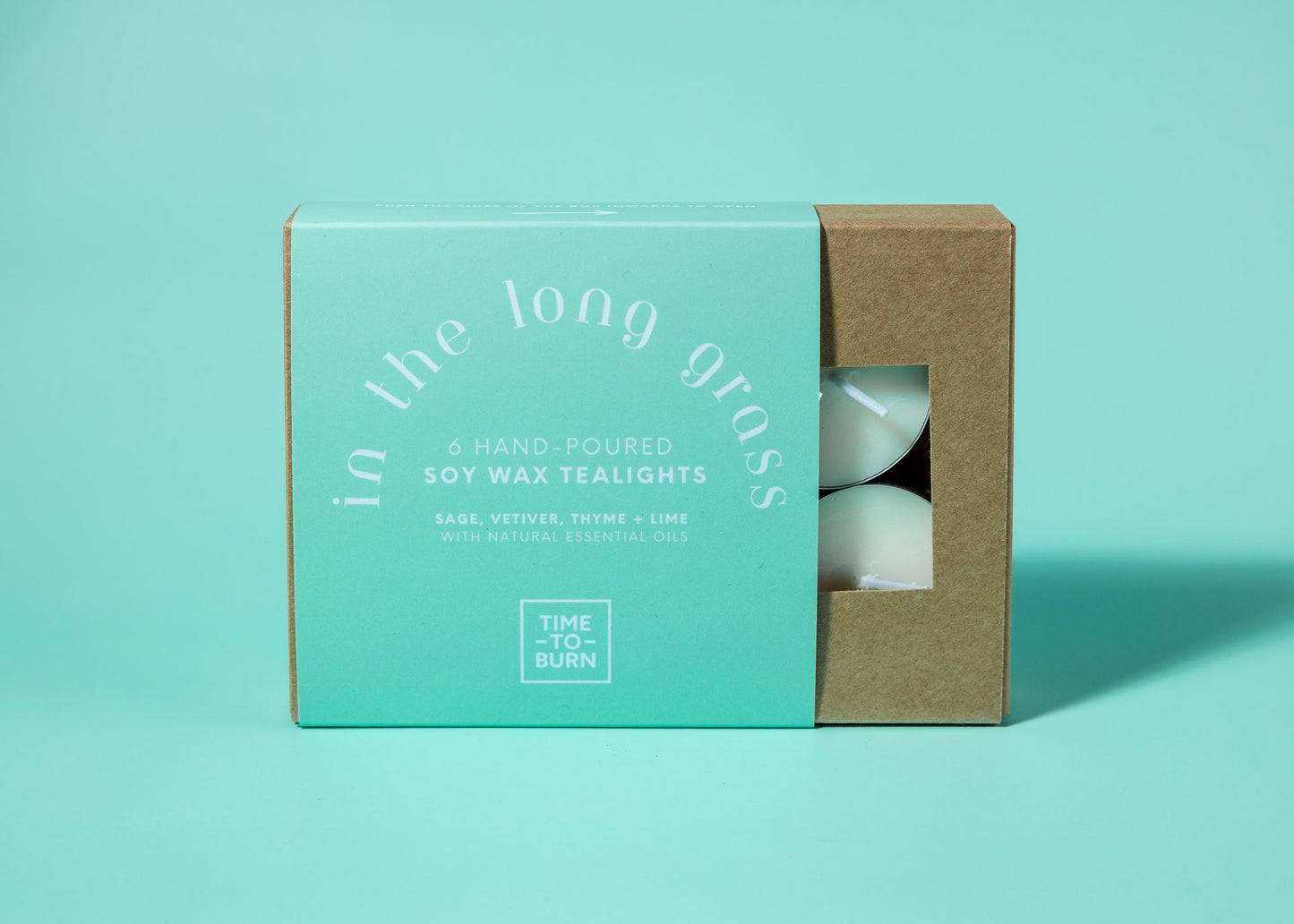 In the Long Grass: Gift Box of 6 Tealights - Tealights