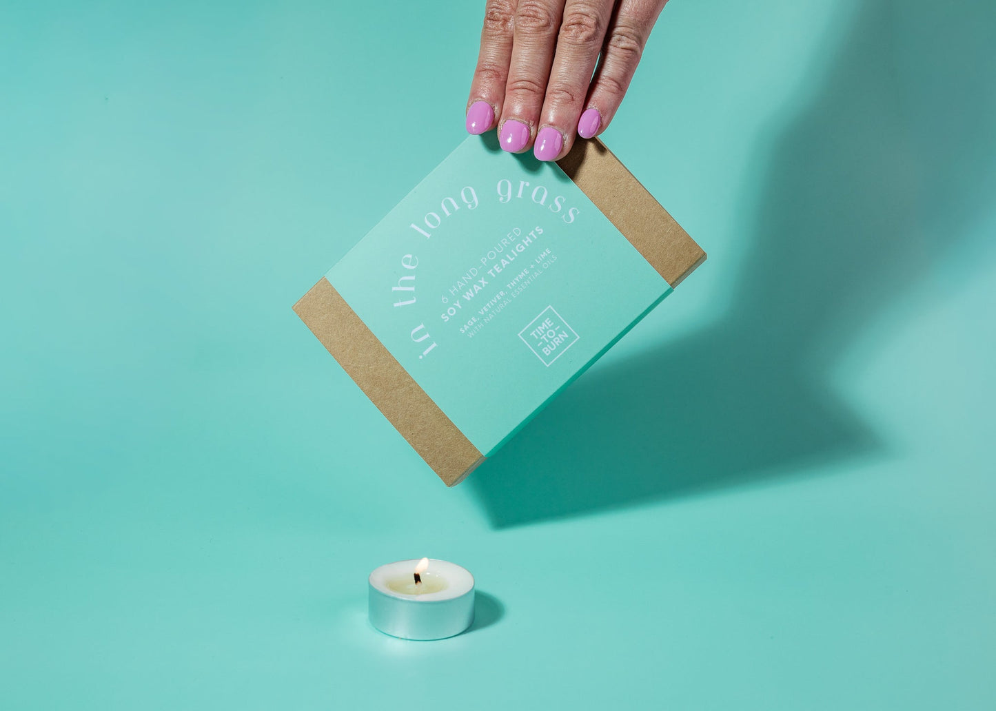 In the Long Grass: Gift Box of 6 Tealights - Tealights