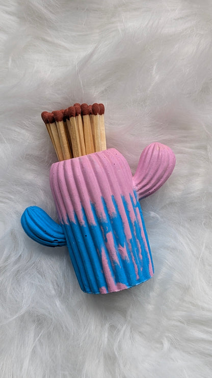 Last Chance to Buy - Clive the Cactai - Pink & Blue - Matches