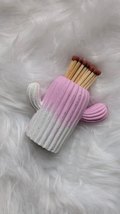 Last Chance to Buy - Clive the Cactai - Pink & White - Matches