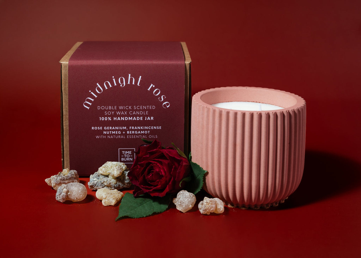 Midnight Rose - Handcrafted Candle - The Grande Collection - Candle