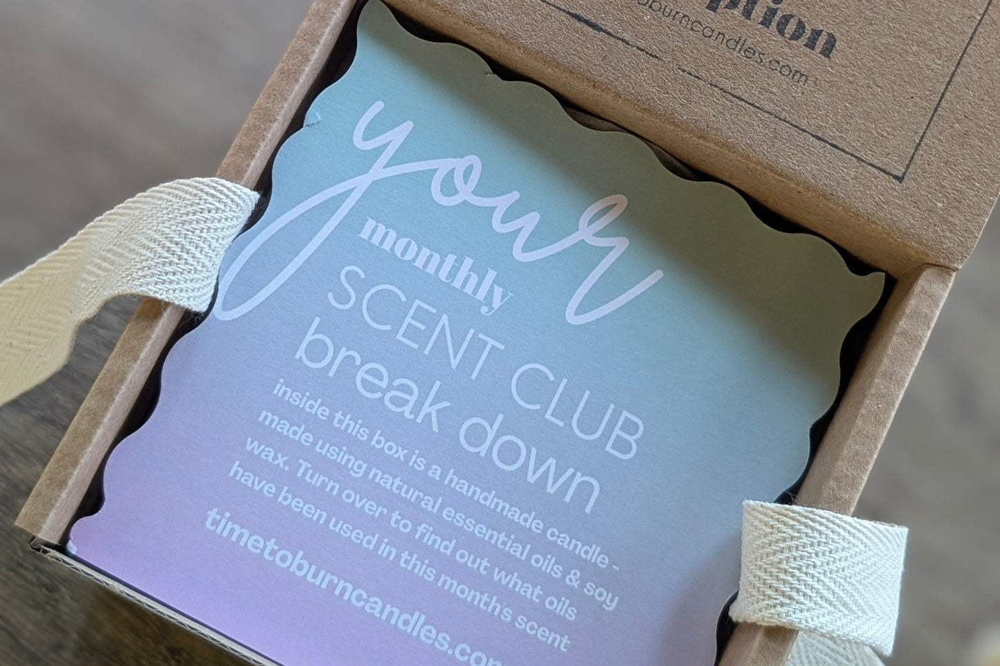 Monthly Candle Refill Subscription - Candle