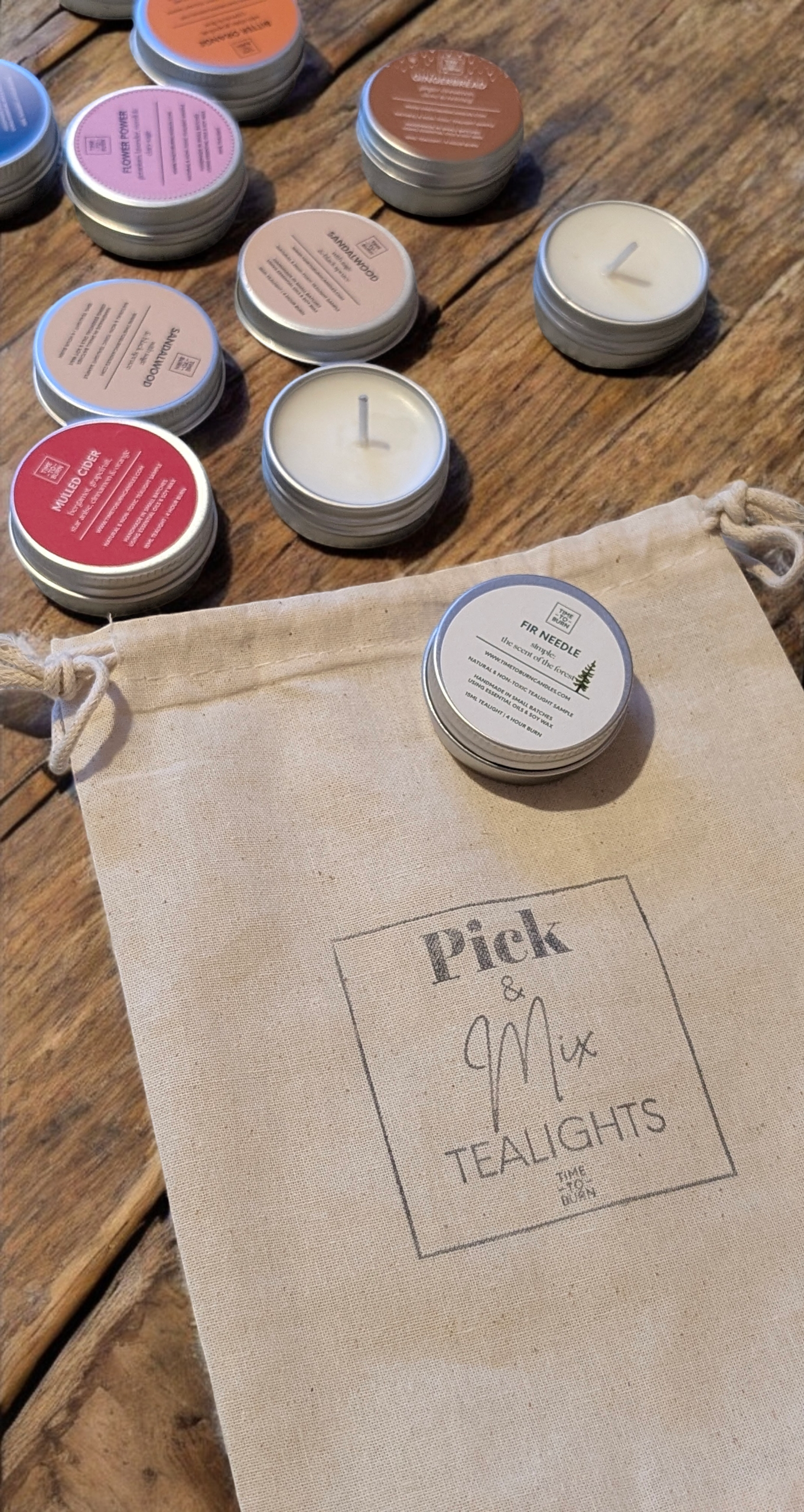 Pick n Mix Tealights - Bag of 5 - Tealights