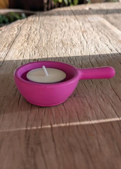 Pink Tealight Holder Gift Box - Tealights