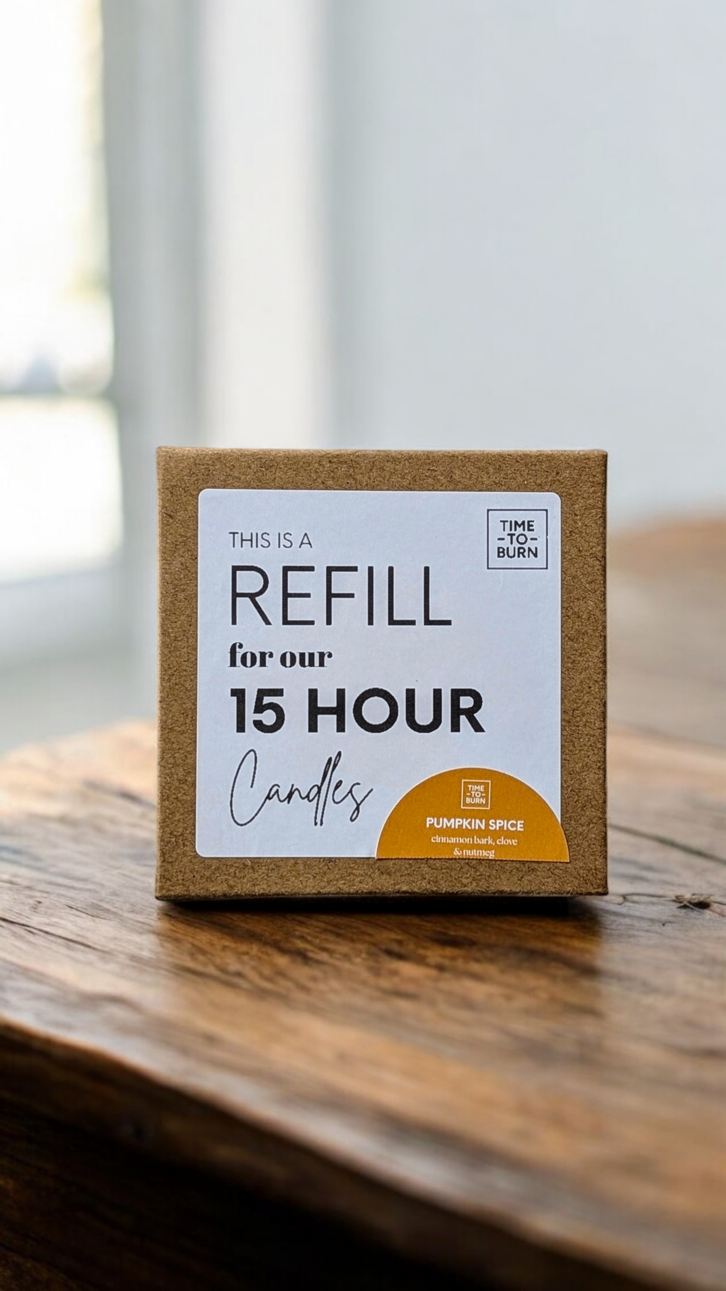 Pumpkin Spice 15 Hour Candle Refill - Candle Refills