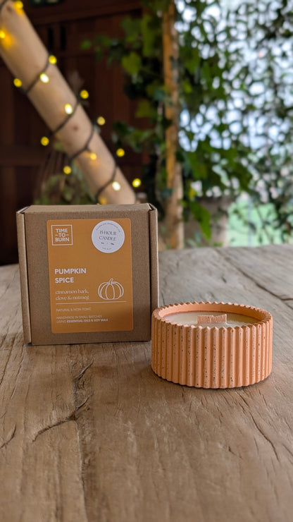 Pumpkin Spice Candle | 15 Hour | Cinnamon Clove & Nutmeg - Candle