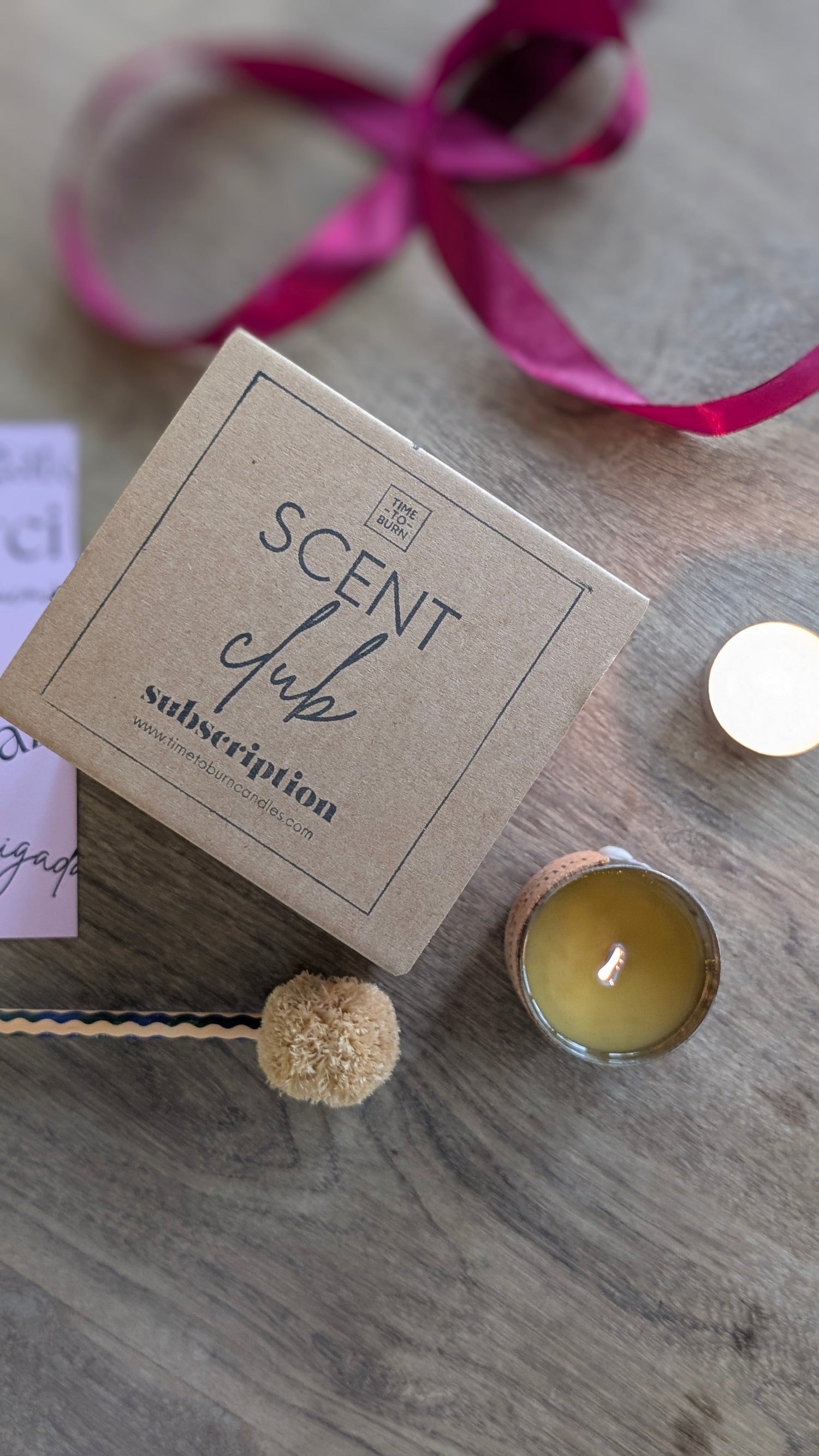 Refillable Monthly 40 Hour Candle Subscription - Candle