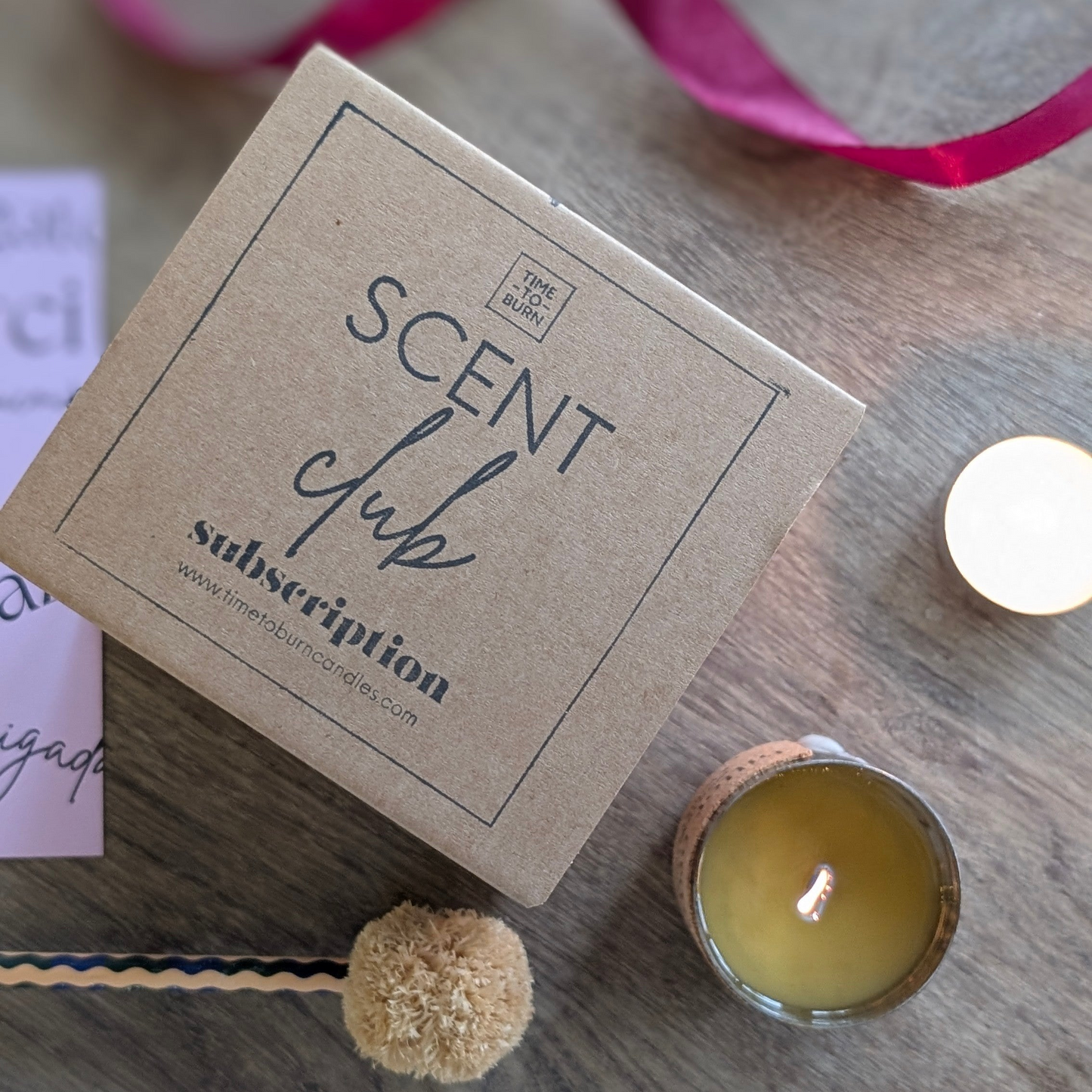 Refillable Monthly 40 Hour Candle Subscription - Candle