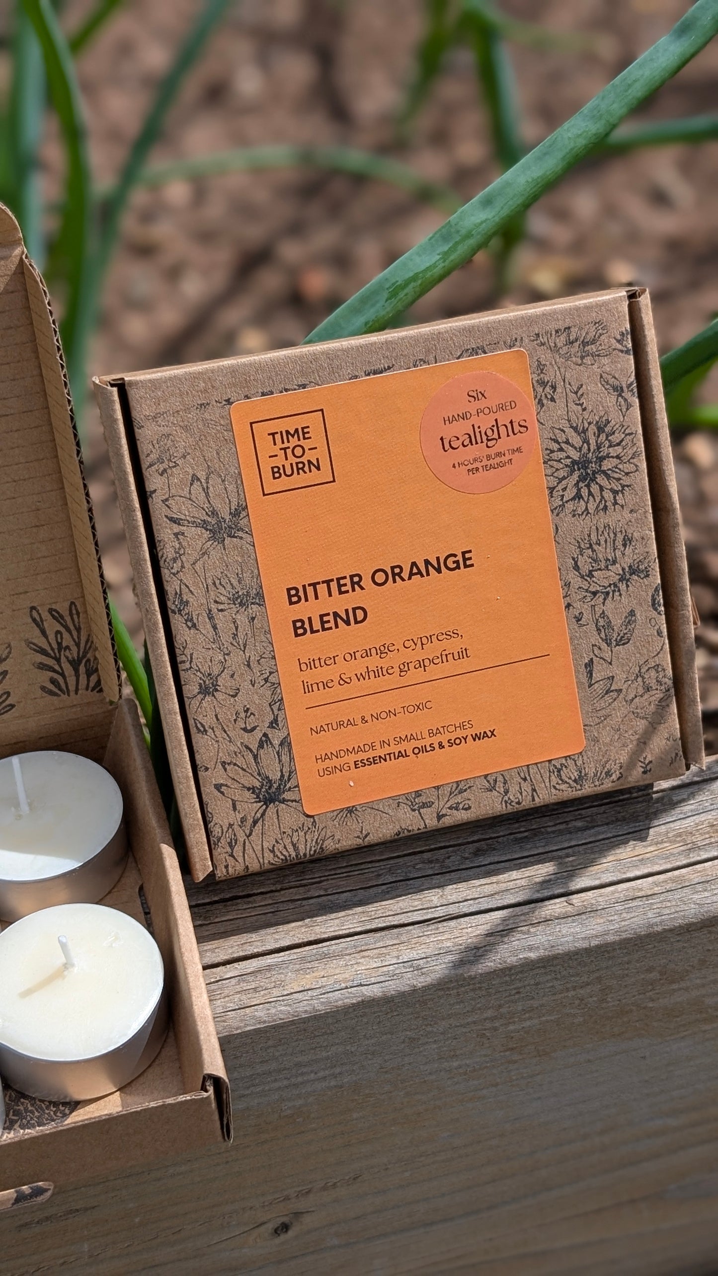 Bitter Orange, Cypress & White Grapefruit Tealights