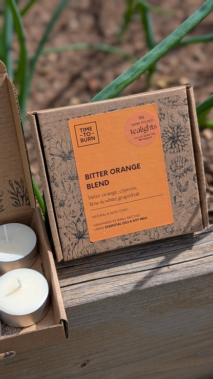 Bitter Orange, Cypress & White Grapefruit Tealights