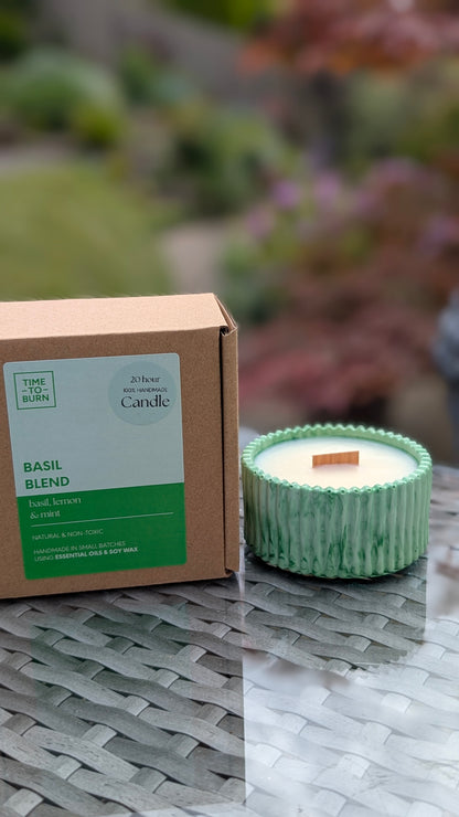 Basil, Lemon, Mint & Orange Candles