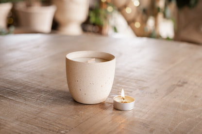 Citronella, Lemongrass, Peppermint & Lavender Refillable Amphora Candle - 40 Hour