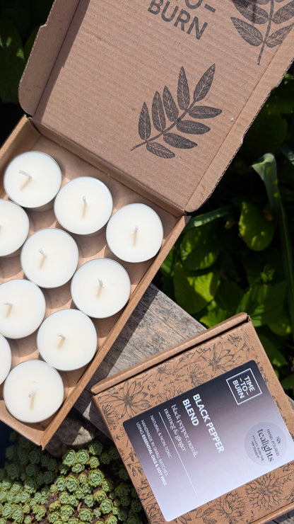 Black Pepper, Ginger, Nutmeg & Neroli Tealights
