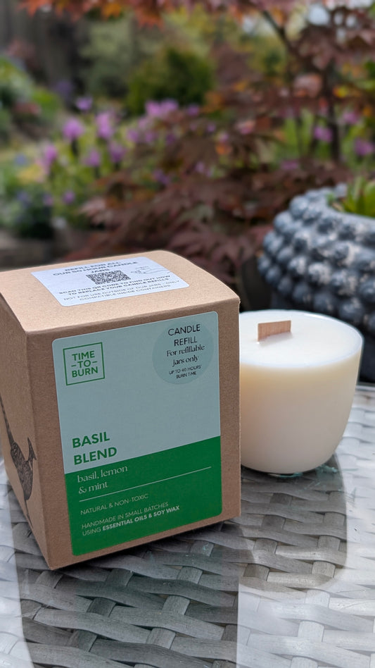Basil Lemon & Mint Amphora Candle Refill
