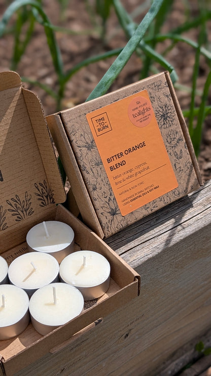 Bitter Orange, Cypress & White Grapefruit Tealights
