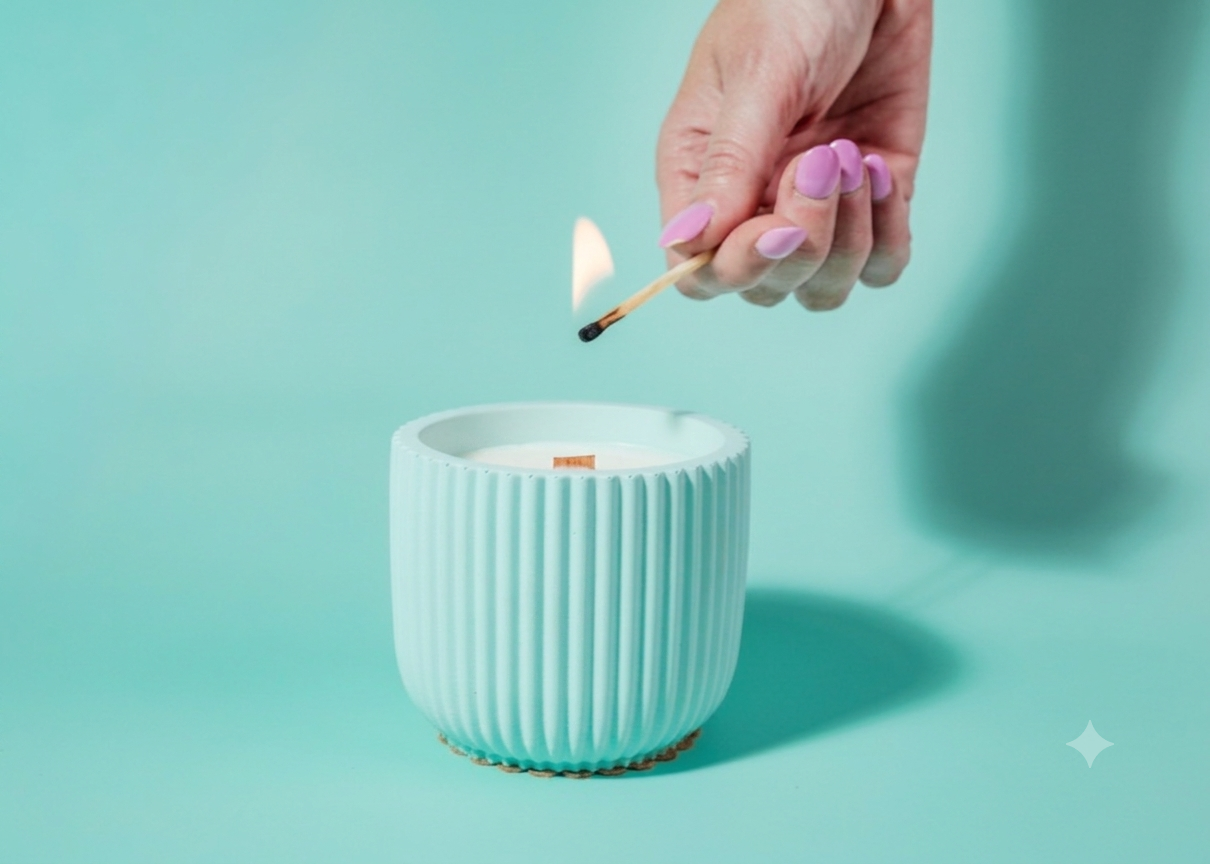 40 Hour Candle: Sage, Vetiver, Thyme + Lime -  "In the Long Grass"